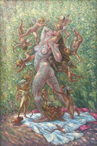 Bunches (Canvas, oil, 160x105, 2015)