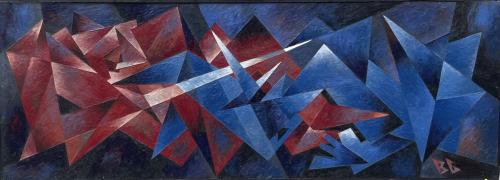 Summary (Encaustic, 165x60, 1998)