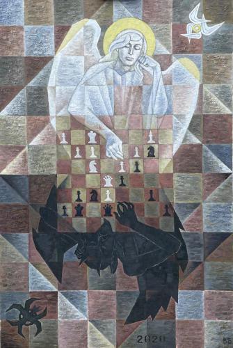 Гравці (Полотно, олія, 120х80, 2020 рік)