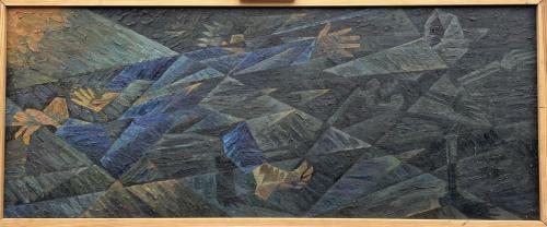 Гра у хованки (Полотно, олія, 124х50, 2003 рік)