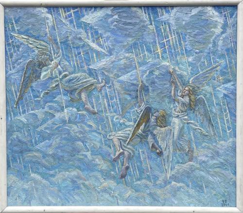 Ангели (Полотно, олія, 124х108, 2008 рік)