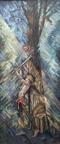 Батькове дерево (Полотно, олія, 170х80, 2006 рік)
